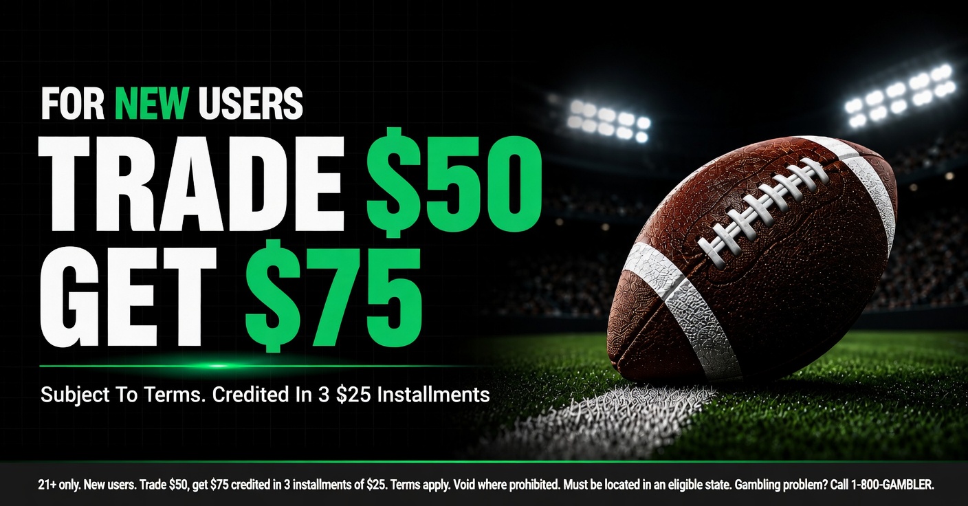 ProphetX — Trade $50, get $75 for new users